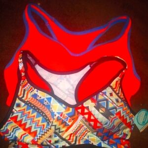 (2)- Ladies Sports Bras/Tops Sz. (M) For $45